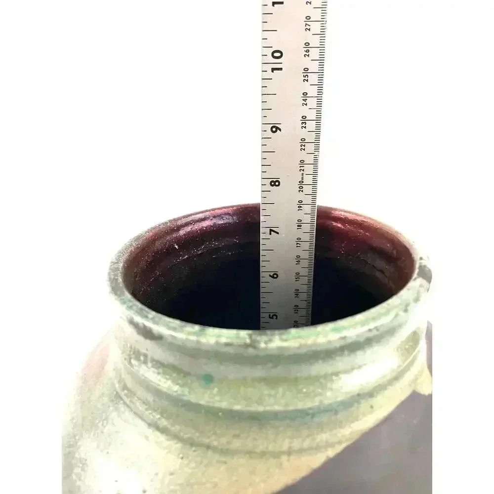 VTG‎ Pottery Vase Abstract Handmade Art Unique 7.5